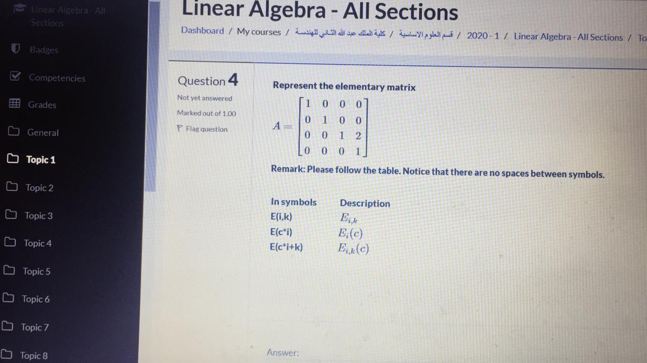 Solved Linear Algebra - All Sections Linear Algebra - All | Chegg.com