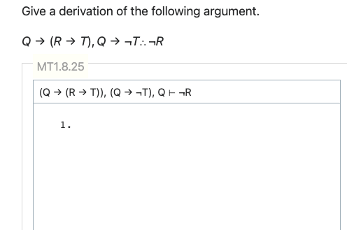 Solved Symbolic Logic: Solve the following argument | Chegg.com