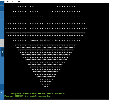 Solved Try to use cout in C++ programming to create a | Chegg.com