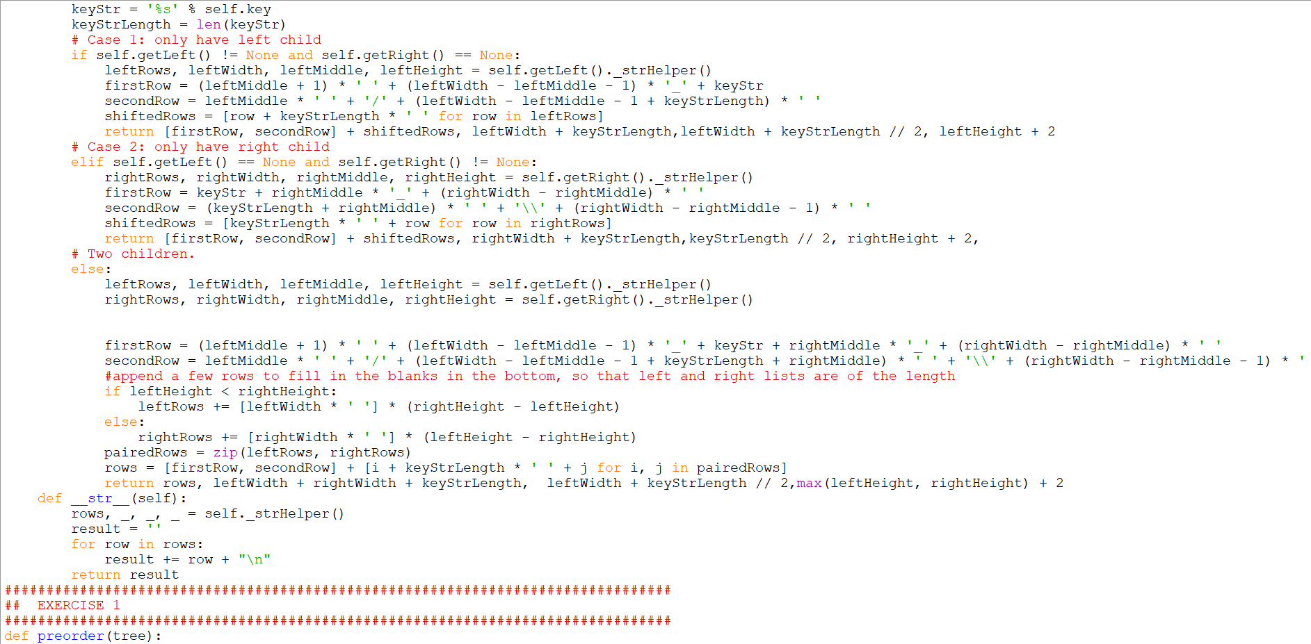 Solved Exercise 1 Binary Tree Traversals In This Exercise