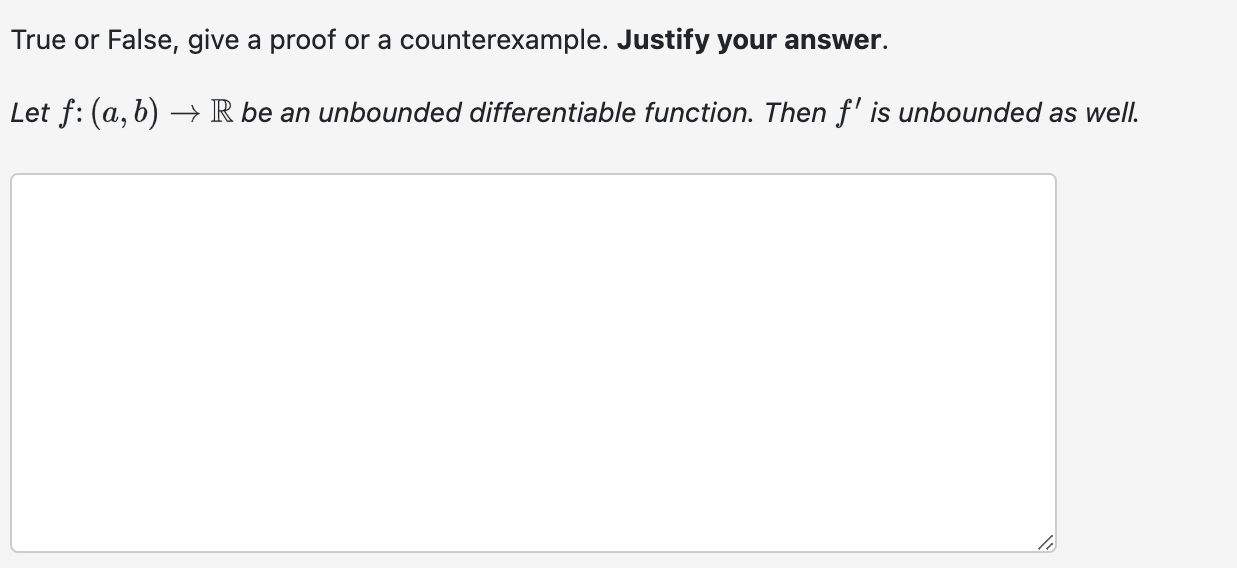 Solved True Or False, Give A Proof Or A Counterexample. | Chegg.com