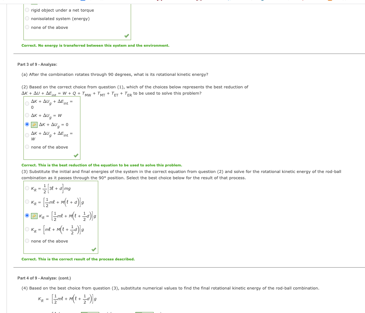 Solved A thin, cylindrical rod ℓ=24.0 cm long with mass | Chegg.com