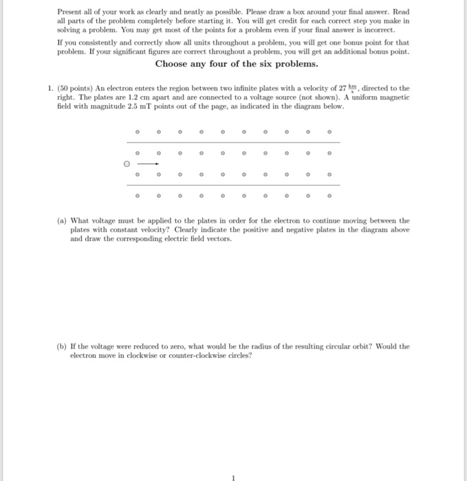 Solved Present all of your work as clearly and neatly as | Chegg.com