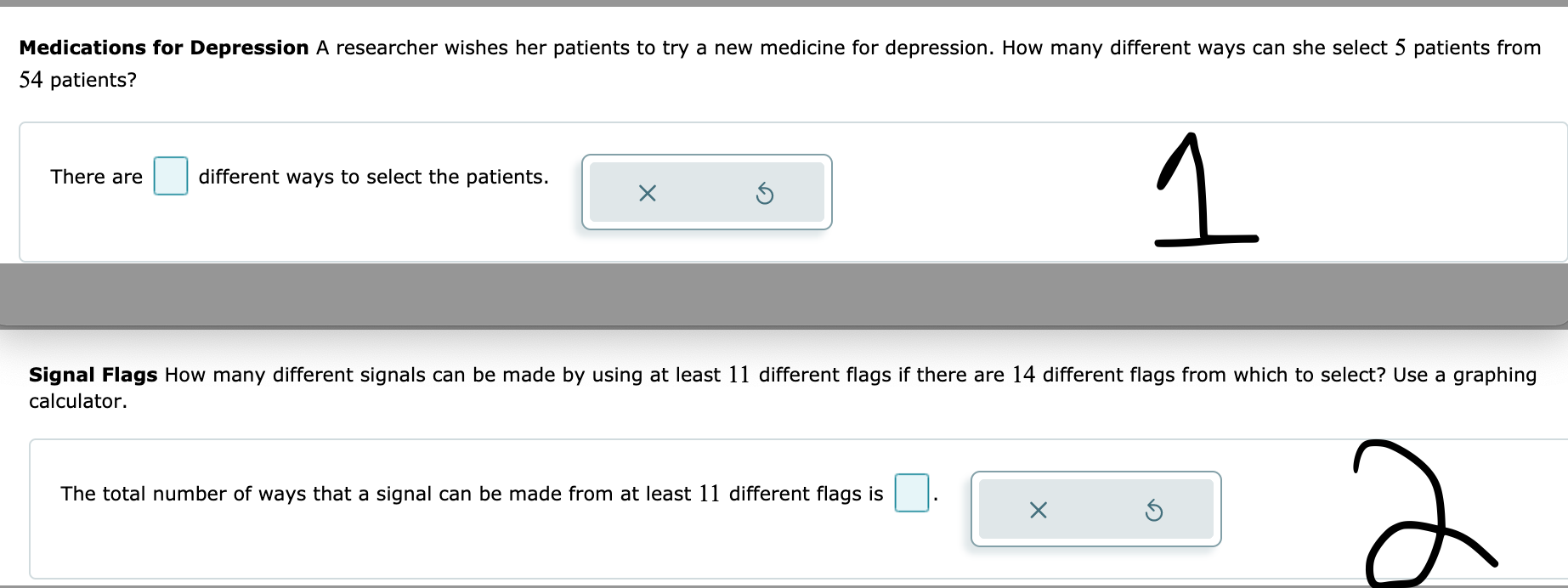 Solved Medications for Depression A researcher wishes her | Chegg.com