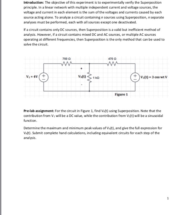 Solved Introduction: The objective of this experiment is to | Chegg.com