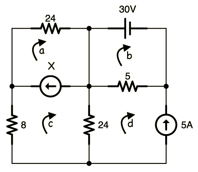 Solved Using mesh analysis, calculate the mesh value a if | Chegg.com