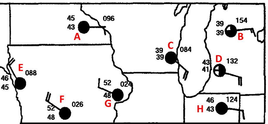 Solved Decode the Wind Speed, Wind Direction, Pressure, and | Chegg.com