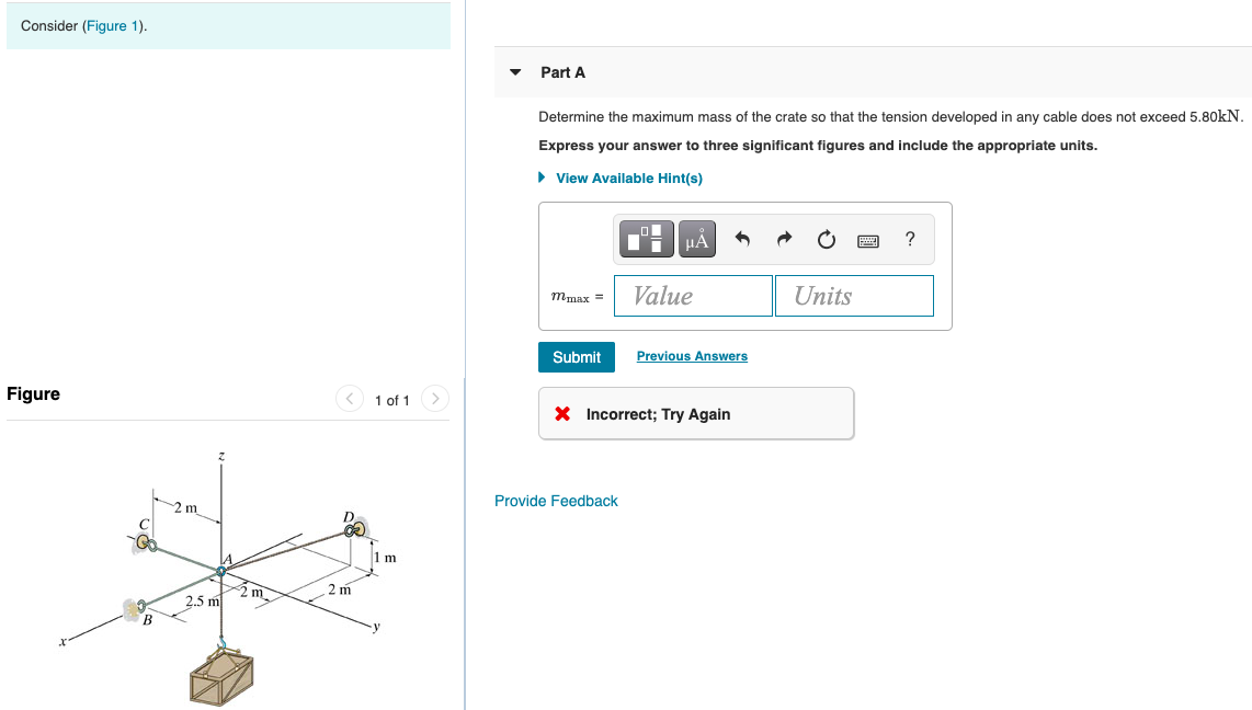 Solved Consider (Figure 1). Part A Determine the maximum | Chegg.com
