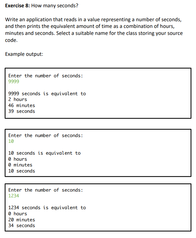 Solved Exercise 1: Print a message Write an application that | Chegg.com