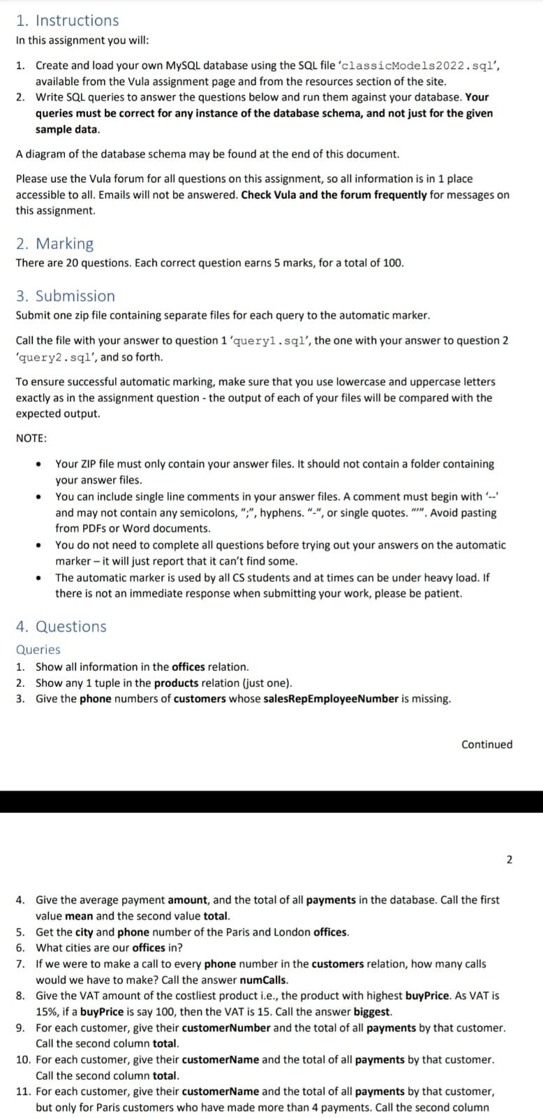 Solved 1. Instructions In this assignment you will: 1. | Chegg.com