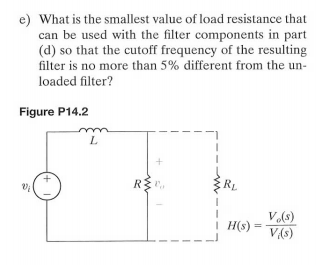 Solved 14.2 Consider the low-pass filter in Fig. P14.2, | Chegg.com