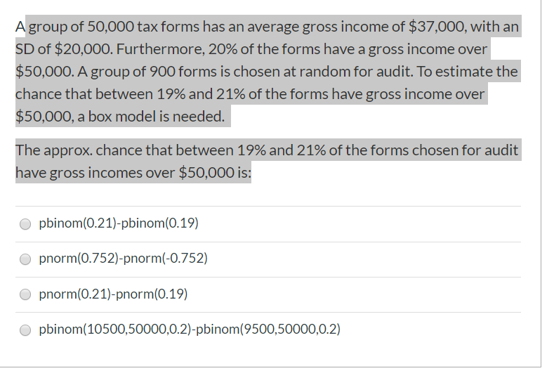 solved-a-group-of-50-000-tax-forms-has-an-average-gross-chegg