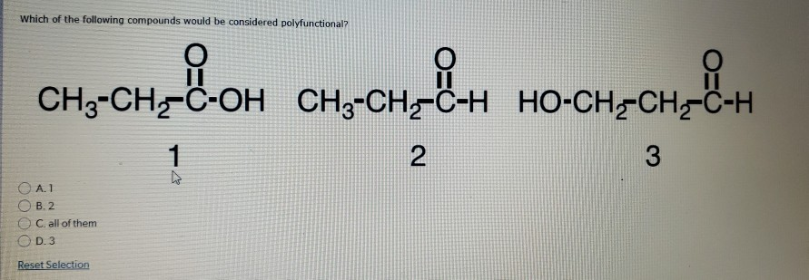 Solved Which of the following compounds would be considered | Chegg.com