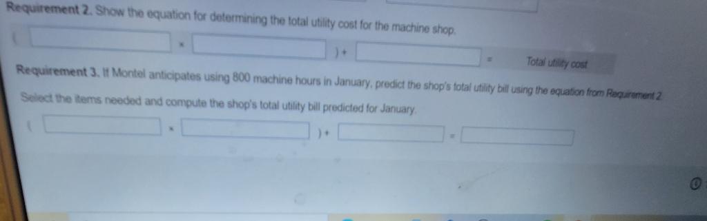Requirements 1. Use the high-low method to calculate | Chegg.com