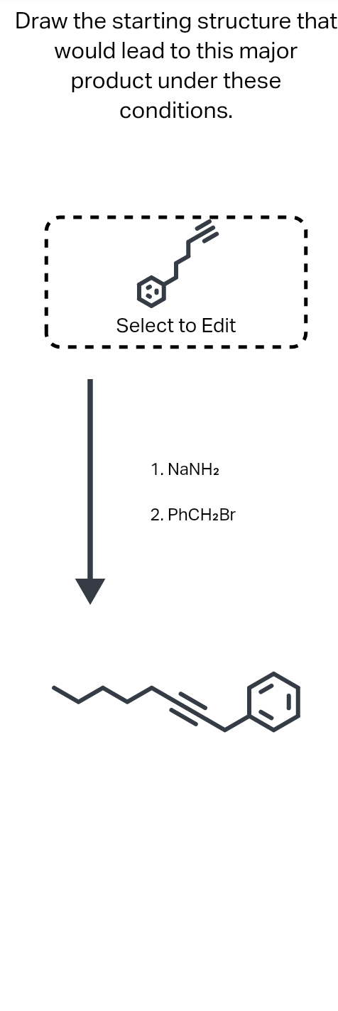 Solved Draw The Starting Structure That Would Lead To T