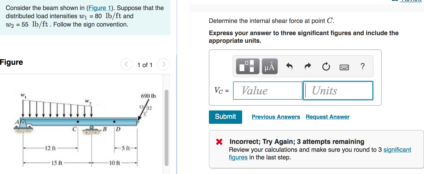 Solved Consider The Beam Shown In (Figure 1). Suppose That | Chegg.com