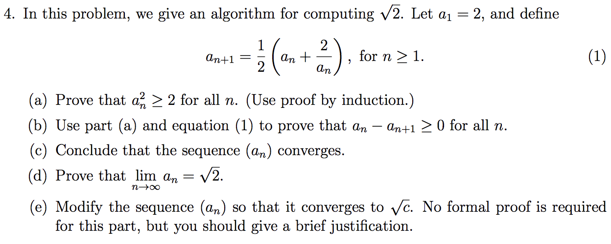 Solved 4. In this problem, we give an algorithm for | Chegg.com