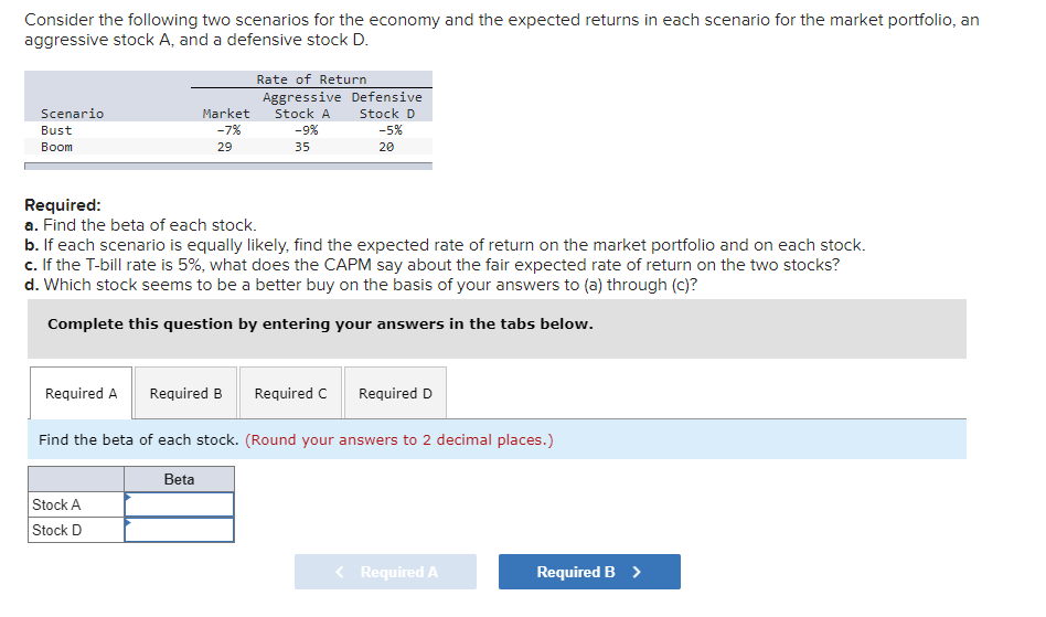 Solved Consider the following two scenarios for the economy | Chegg.com