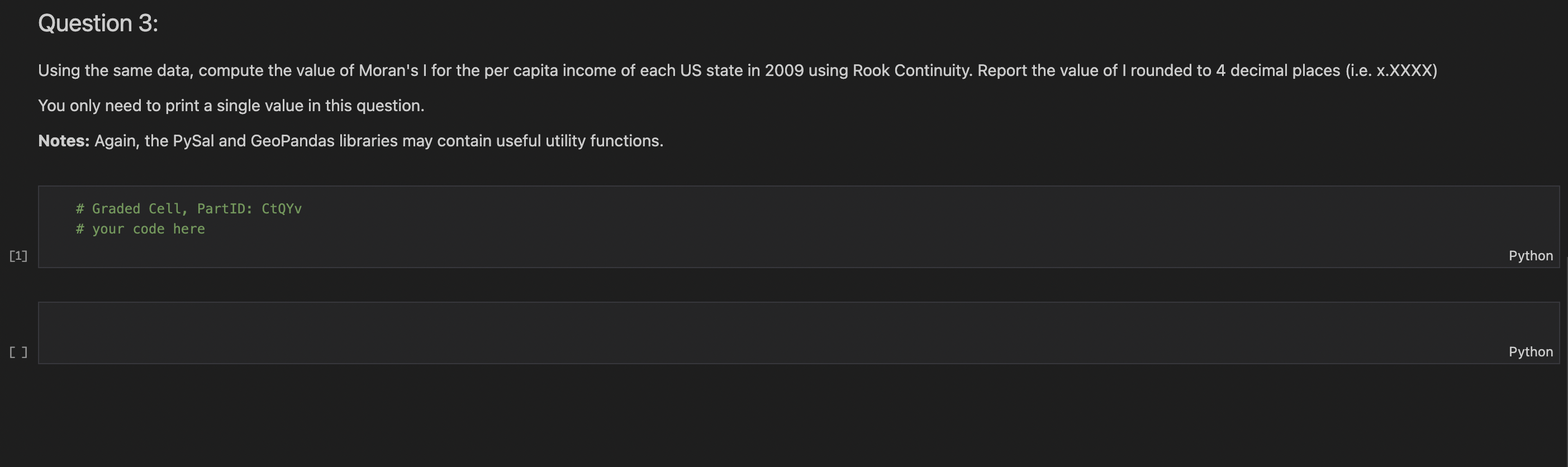 Solved Assignment 5 Geographic Data Analysis Assignment Chegg