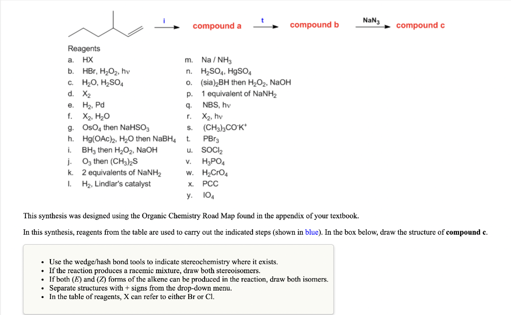 Solved Nang Compound A Compound B Compound C Reagents A Chegg Com