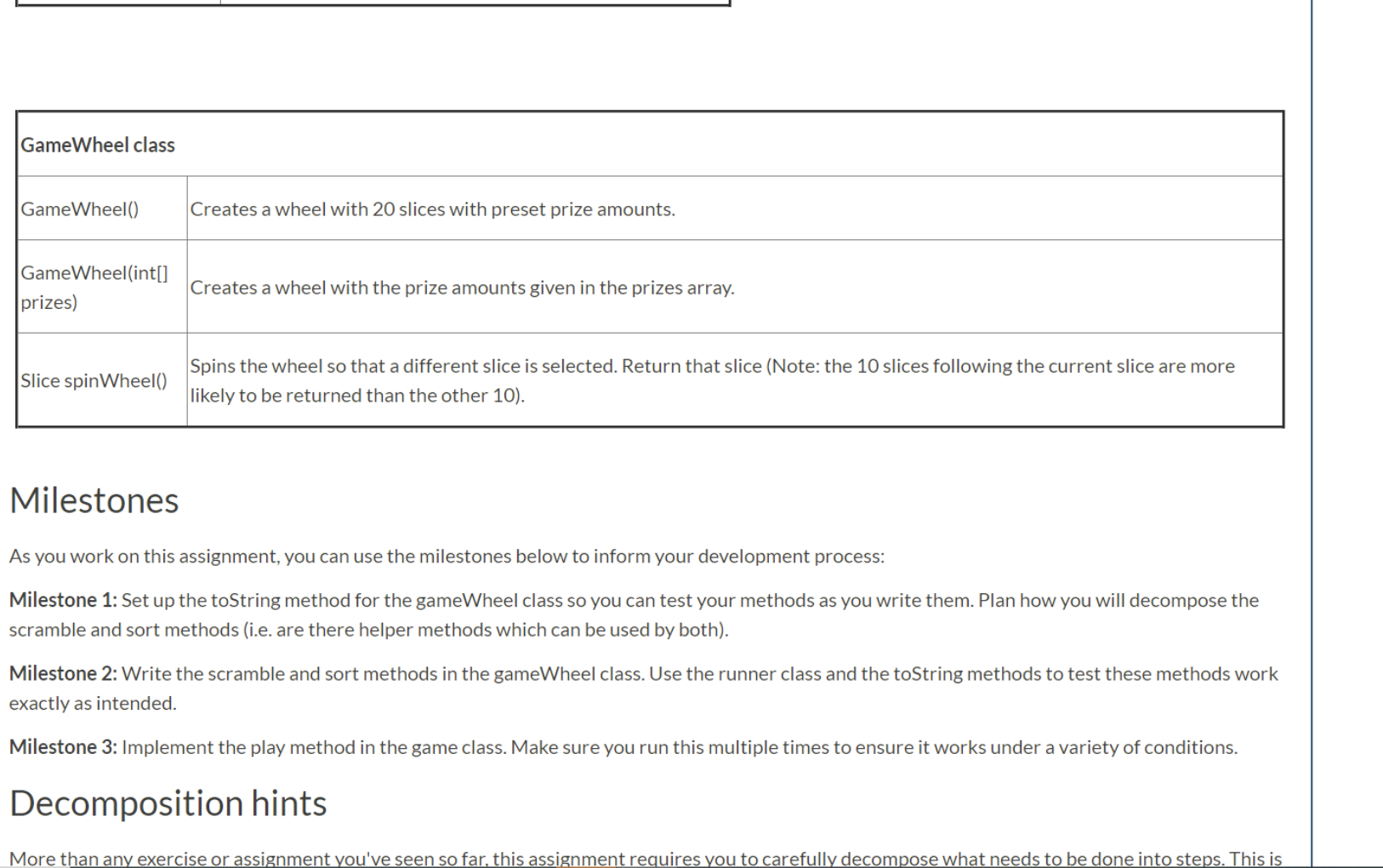 Solved Instructions For this assignment, you will work on a | Chegg.com