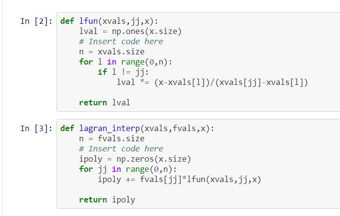 Code in Python 3 I added the functions for part a in | Chegg.com