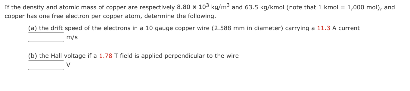 Solved If the density and atomic mass of copper are | Chegg.com
