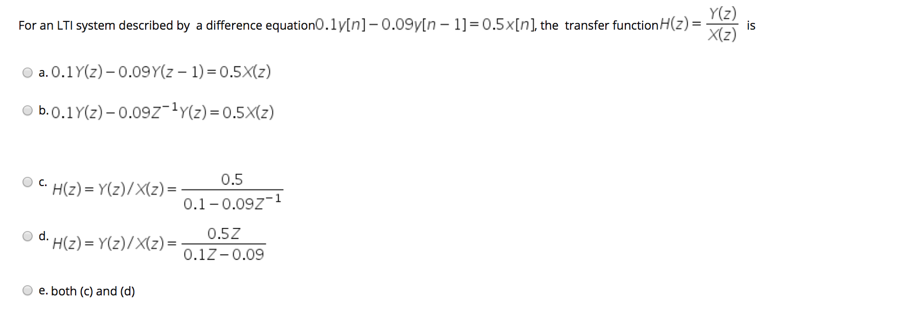 Solved For An Lti System Described By A Difference Equati Chegg Com