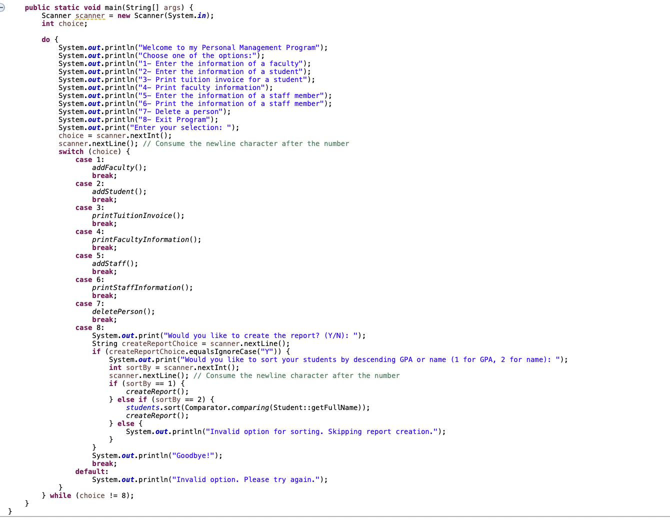 Could someone please help me fix my code. How can I | Chegg.com