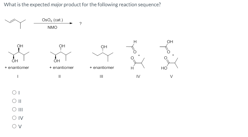 Solved Identify The Structure Of The Expected Major Organic 7750