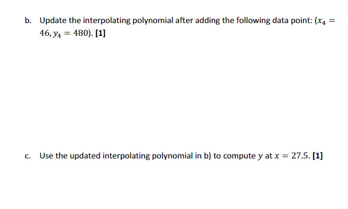 Solved Fill Out The Following Table Of Divided Differences Chegg Com