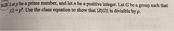 Solved Let p be a prime number, and let n be a positive | Chegg.com
