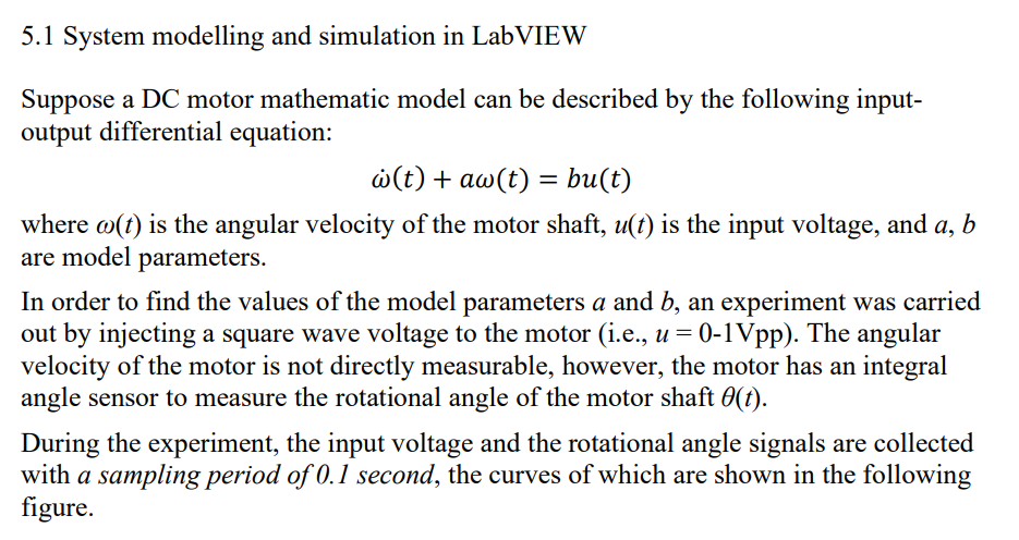 Solved 5.1 System modelling and simulation in LabVIEW | Chegg.com