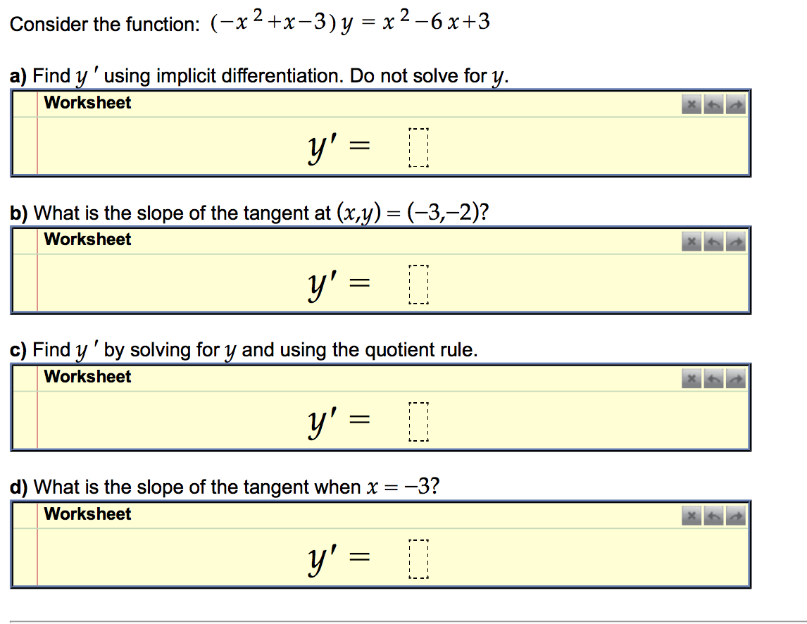 Solved Consider the function: (-x2222+x-2222) y = x 2222–22 x+2222 a)  Chegg.com Throughout Solving For Y Worksheet
