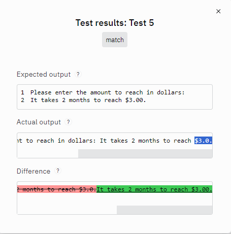Solved Hello, Please fix my code for the following prompt | Chegg.com