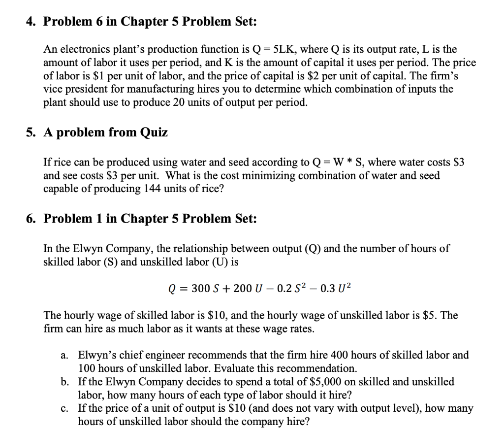 Solved 4 Problem 6 In Chapter 5 Problem Set An Electron Chegg Com