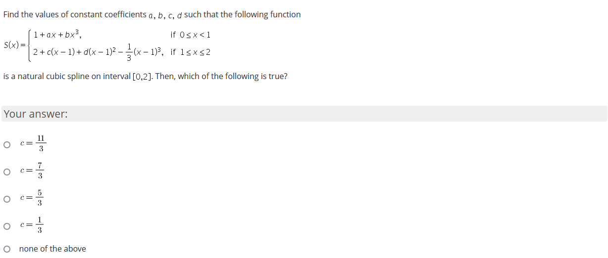 Solved Find The Values Of Constant Coefficients A, B, C, D | Chegg.com