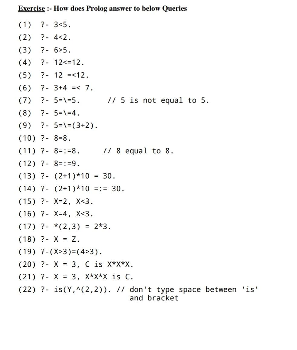 prolog arithmetic assignment