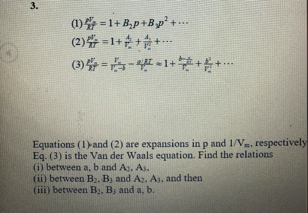 Solved 3. B (1) = 1+ B2p+B P’ + ... (2) 3 =1+++ (3) | Chegg.com