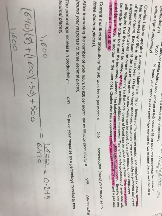 Solved Charles Lackey operates a bakery in Idaho Falls,