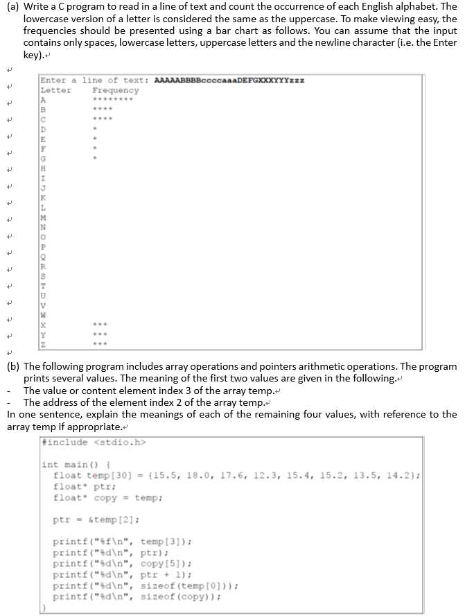 (Solved) : Write C Program Read Line Text Count Occurrence English ...