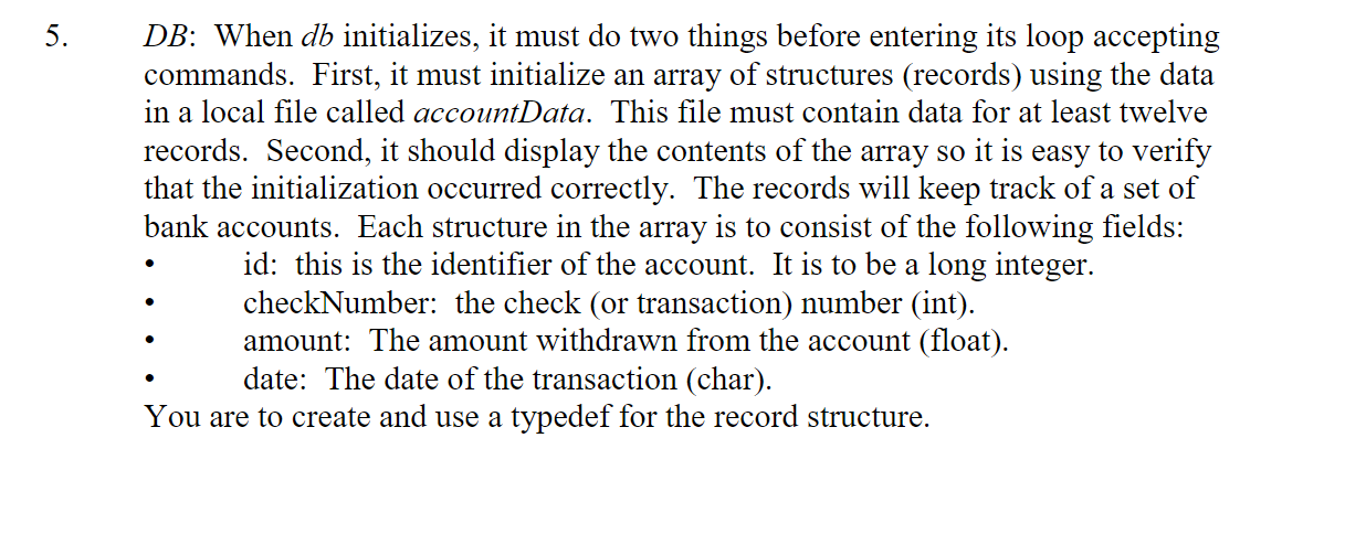 Solved 2. Overview: You are to write two programs, interface | Chegg.com