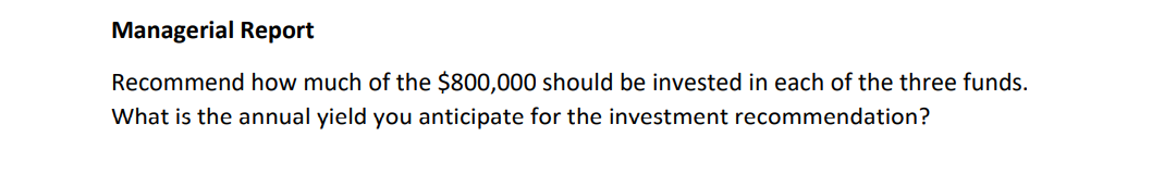 Solved Case Problem - Investment Strategy NOLA Investments, | Chegg.com