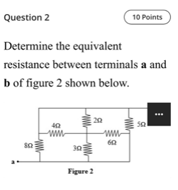 [Solved]: Determine The Equivalent Resistance Between Term