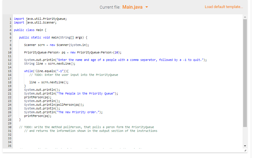 Solved You will be reading a persons name and age from the | Chegg.com