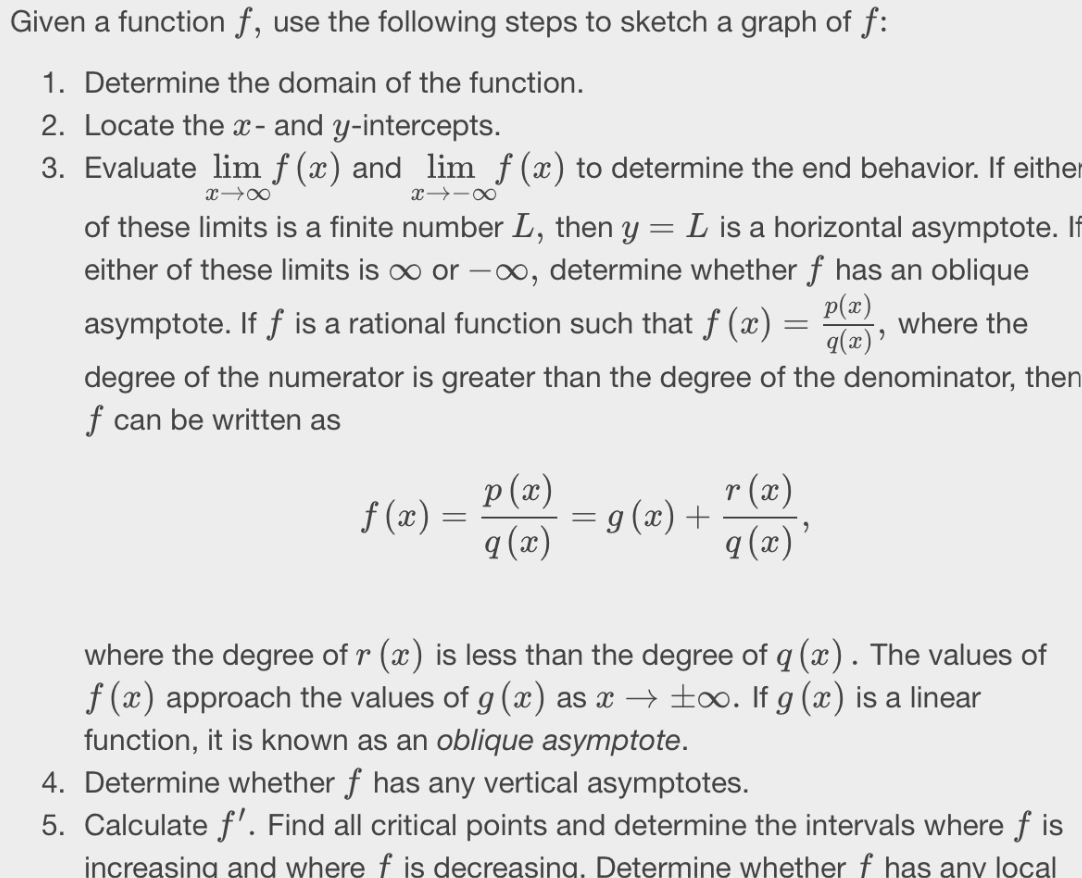 Solved \r\nGiven a function \\( f \\), use the following | Chegg.com