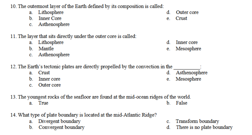 solved-10-the-outermost-layer-of-the-earth-defined-by-its-chegg