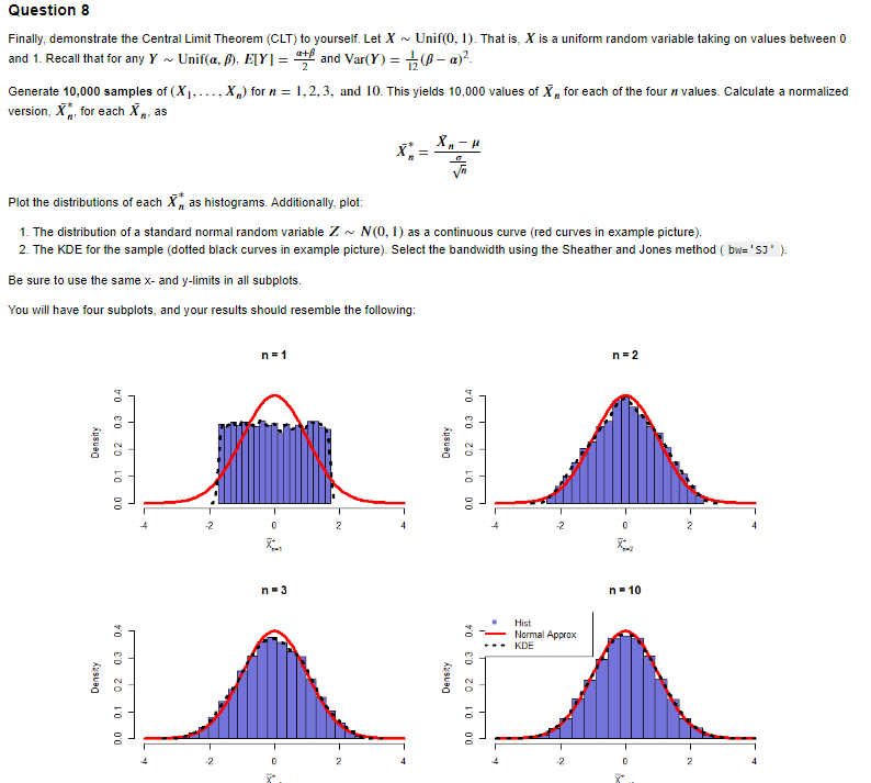 self study - home work question ,central limit theorem / law of