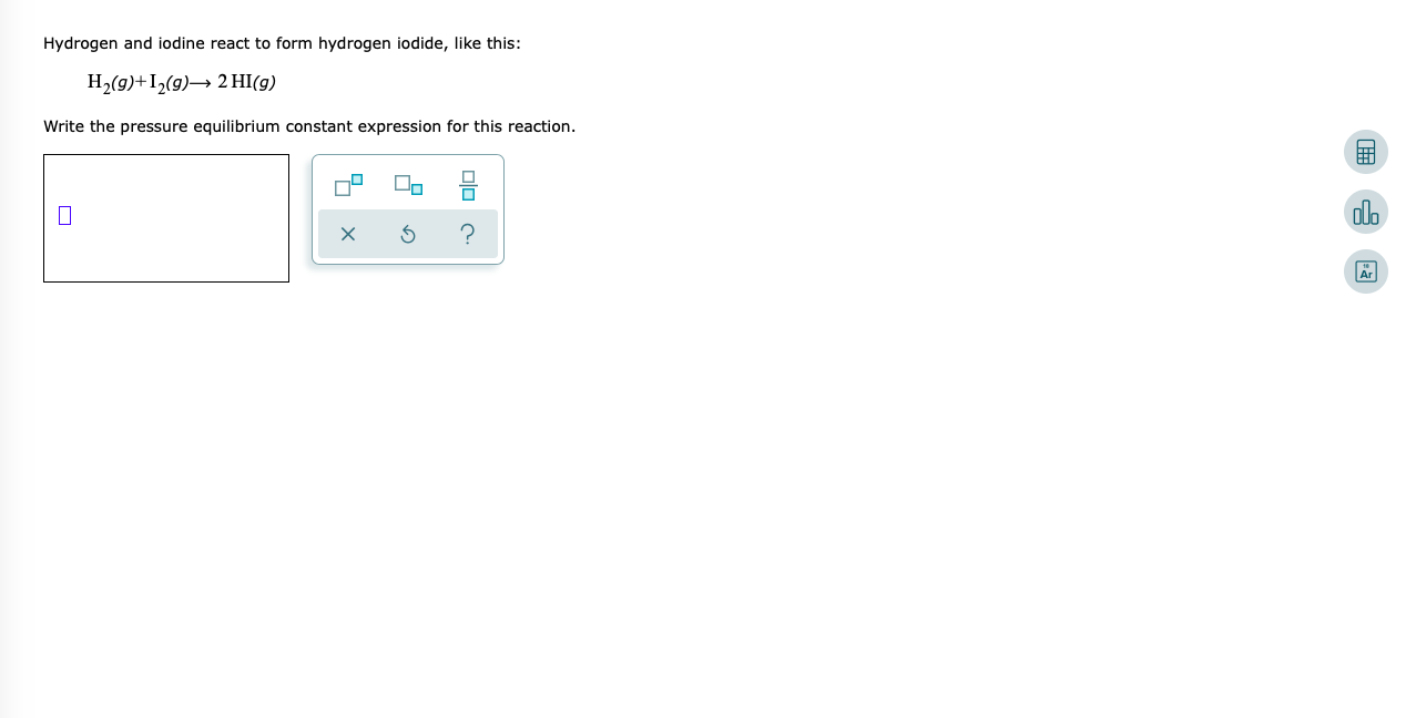 Solved Hydrogen And Iodine React To Form Hydrogen Iodide, | Chegg.com