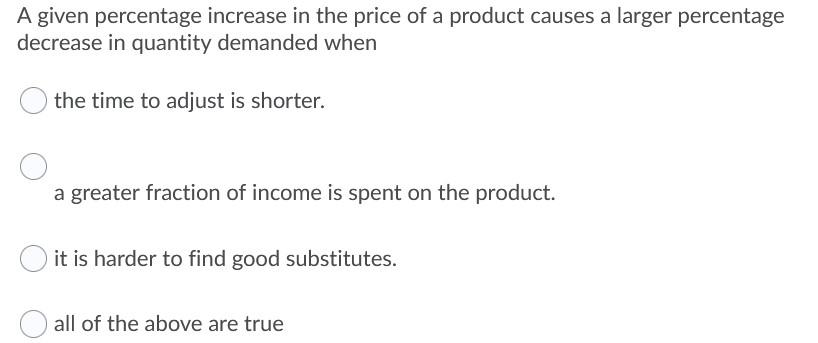 solved-a-given-percentage-increase-in-the-price-of-a-product-chegg